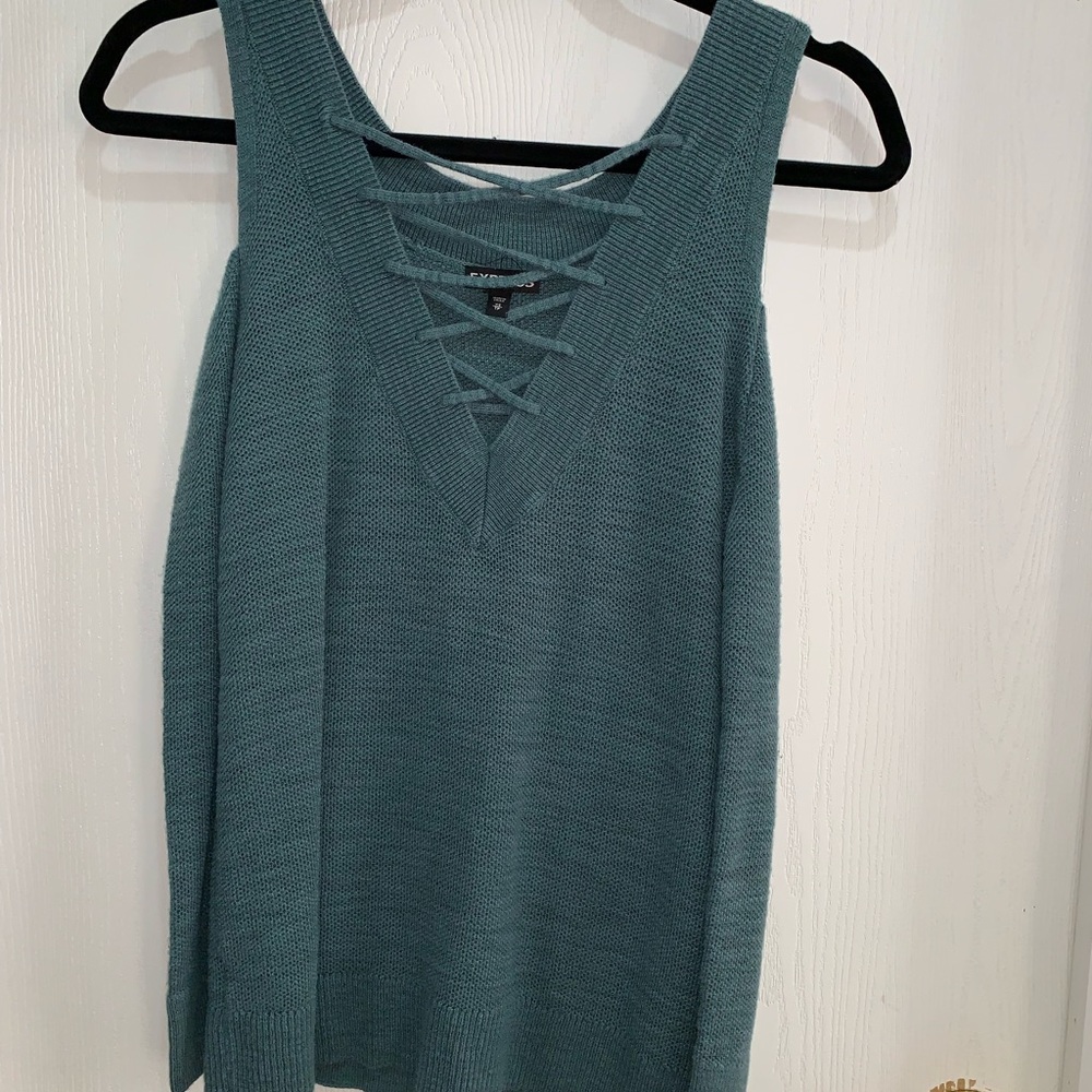 EXPRESS cold shoulder sweater